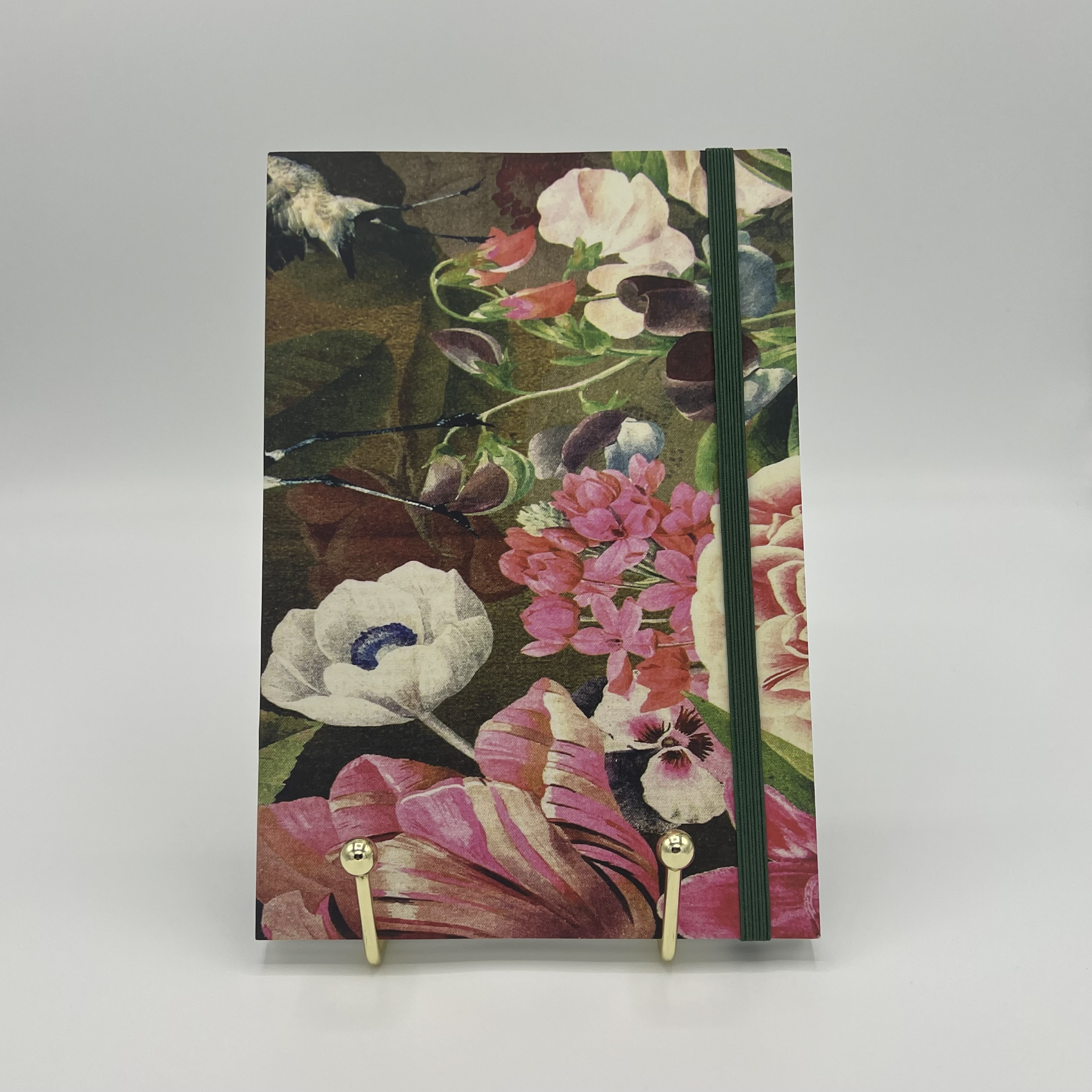 Notitieschrift - Bloemen roze