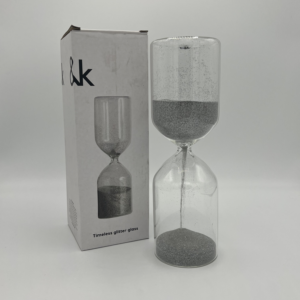 Zandloper zilver &Klevering