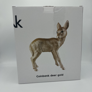 Spaarpot hert goud &Klevering
