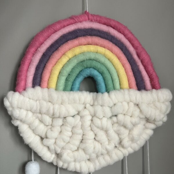 Decoratie hanger regenboog - Afbeelding 2