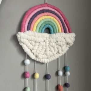 Decoratie hanger regenboog